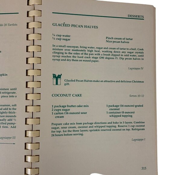 Beaumont Texas Junior League Lagniappe Cookbook First Edition 1982 Spiral Bound - Picture 15 of 15